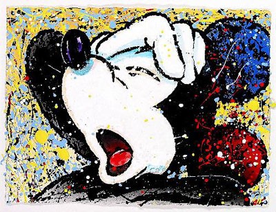 Artistic Mural BE COOL Pop Art Snoopy 