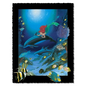Ariel's Dolphin Ride by Wyland