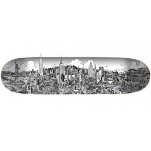 Skateboard Deck: Reflections of Manhattan by Charles Fazzino