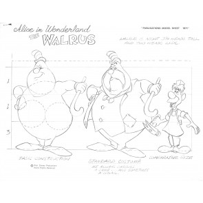 Disney Publication Model Sheet: The Walrus