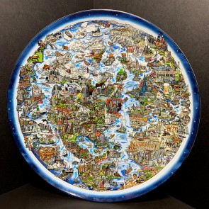 For a Better World Collectors Plate by Charles Fazzino