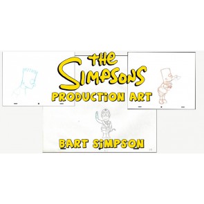 Bart Simpson Original Production Drawings