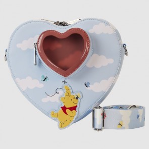 Loungefly Winnie the Pooh & Friends Floating Balloons Heart Figural Crossbody Bag (WDTB2933)