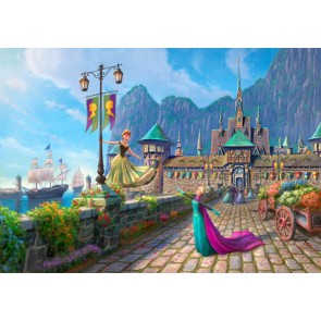 Disney Frozen Celebration in Arendelle by Thomas Kinkade Studios