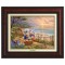 Kinkade Disney Canvas Classics: Donald and Daisy A Duck Day Afternoon (Classic Burl Frame)